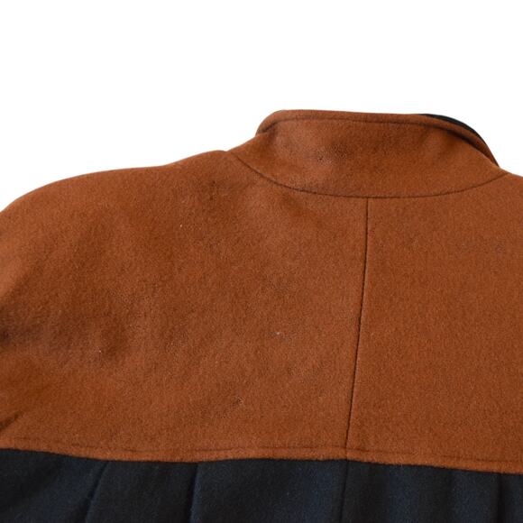 Lady Suzette Brown & Black Wool Blend Coat | Plus Size XL-2XL - Picture 10 of 12